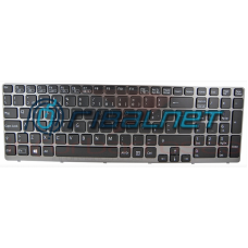 Teclado SP SONY SVE1512I1ESI/SILVER FRAME BLACK 
